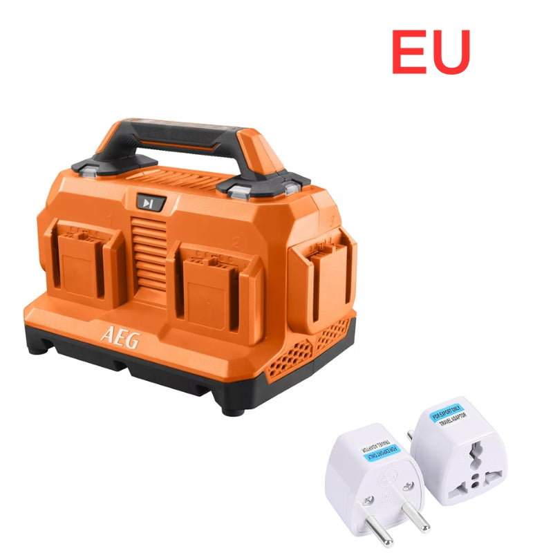 Cargue la imagen en el visor de la galería, [BL18C6][18V-5.0A] Genuine Original AEG 6-Port Fast Charger Electrical Tool Li-ion Battery - Replacement Charger - Polar Tech Australia
