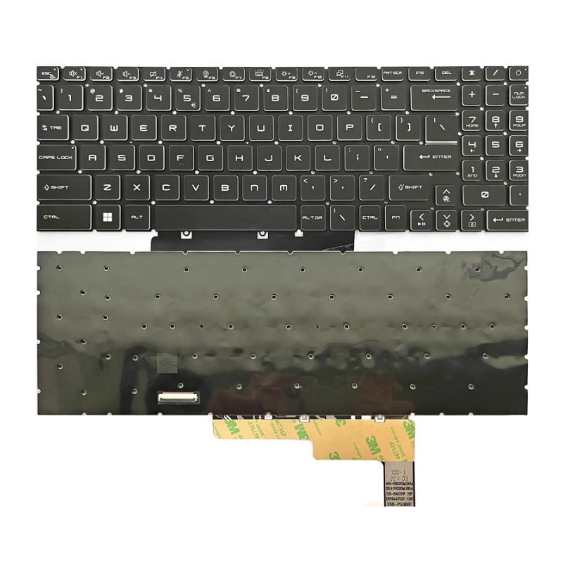 Cargue la imagen en el visor de la galería, MSI GF66 MS-1582 GF76 GL76 GL66 MS-17L1 MS-17H3 Series - Laptop Keyboard With Backlit US Layout - Polar Tech Australia
