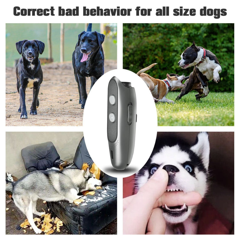 Cargue la imagen en el visor de la galería, PAPANI Handheld Ultrasonic Dog Training Anti-Bark Device USB Charging Port - Polar Tech Australia
