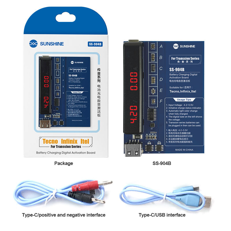 Load image into Gallery viewer, [SS-904B] SUNSHINE Transsion series battery charging digital display activation board - Polar Tech Australia
