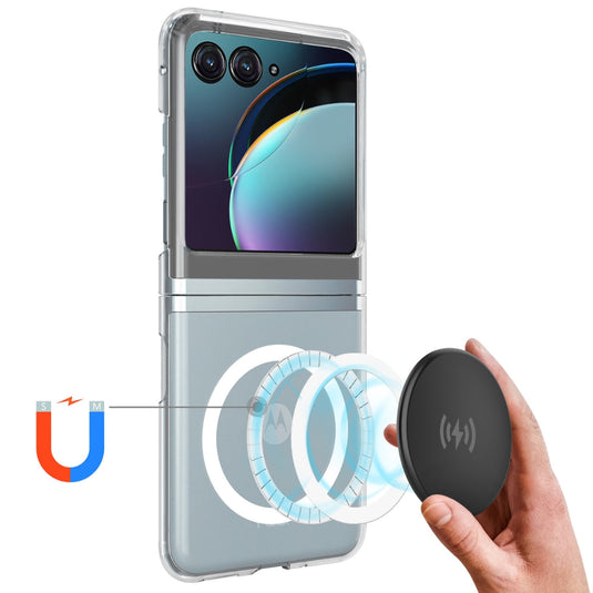 Motorola Razr 40/Ultra - Scratchproof PC Transparent MagSafe Phone Case - Polar Tech Australia