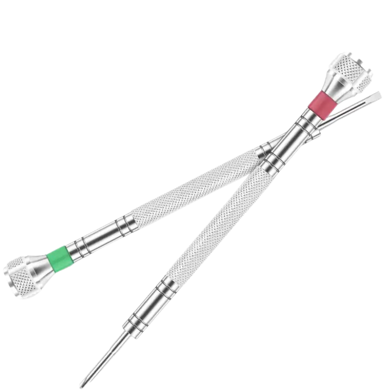 Cargue la imagen en el visor de la galería, Watch Repair Tool - Precision Mini Screwdriver Set for Watches, Glasses, Phones, and Small Devices, Stainless Steel, Flathead Screwdrivers for Disassembly - Polar Tech Australia
