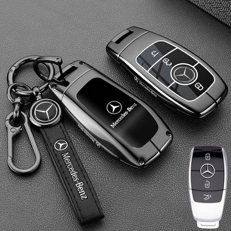 Load image into Gallery viewer, Mercedes Benz Stylish with Cool Shockproof Car Key Fob Protective Case Cover For Benz A, C, E, S, G-Class, GLA, GLB, GLC, GLE, GLS - Polar Tech Australia
