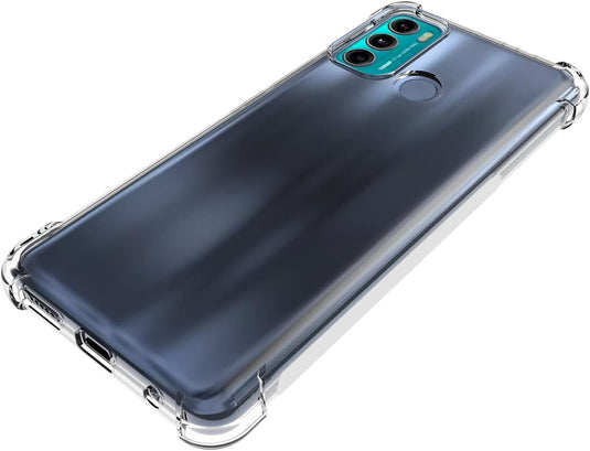 Motorola Moto G60 - AirPillow Cushion Transparent Soft Clear TPU Four Corners Protective Case - Polar Tech Australia