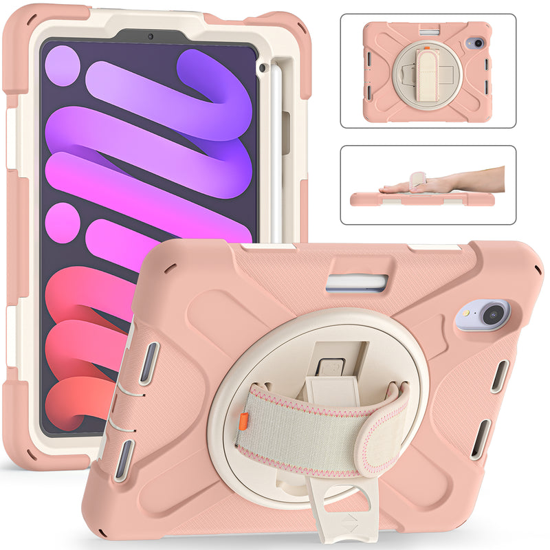 Chargez l&#39;image dans la visionneuse de la galerie, Apple iPad Mini 6 6th Gen Defender Heavy Duty Drop Proof Rugged Protective Stand Case - Polar Tech Australia
