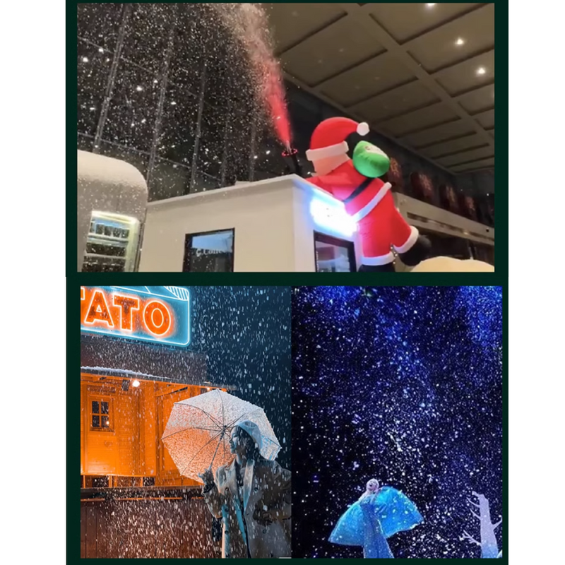 Load image into Gallery viewer, Artificial Snow Maker Machine for Mall Christmas Displays, Scenic Spots,Photography and Outdoor Snowfall Effects - Polar Tech Australia
