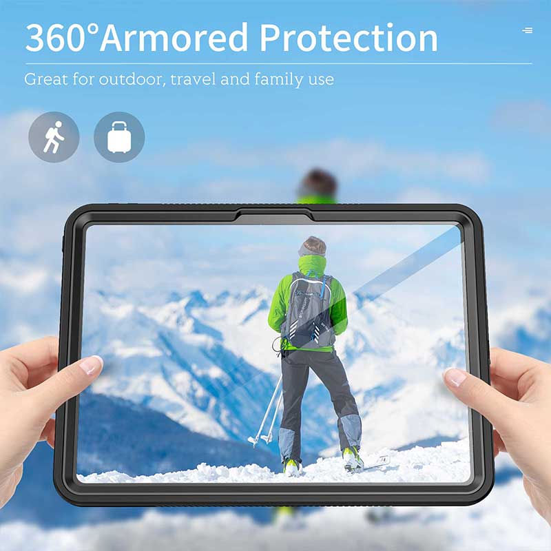 Chargez l&#39;image dans la visionneuse de la galerie, Apple iPad Pro 13-inch M4 (2024) - Full Covered Waterproof Heavy Duty Tough Armor Case - Polar Tech Australia
