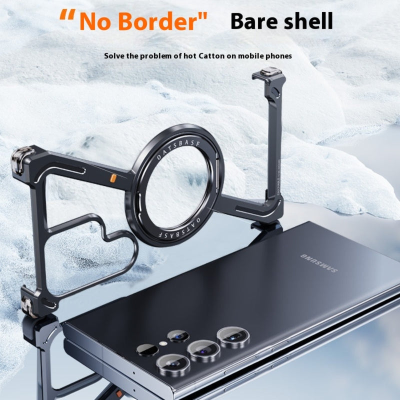 Chargez l&#39;image dans la visionneuse de la galerie, [Z-type metal bracket shell] Samsung Galaxy S24/Plus/Ultra - Magsafe Magnetic Phone Case - i-Station Mobile Phone &amp; Electronic Device Repair and Accessories
