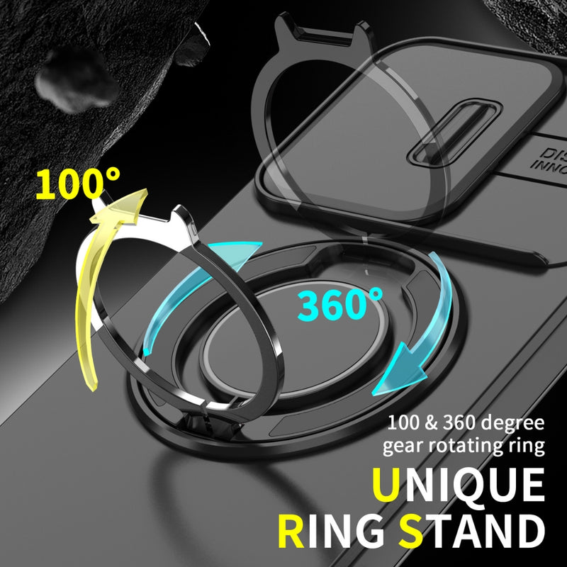 Load image into Gallery viewer, [Built-in Stand][With Slide Lens Cover] OPPO Reno13 F 4G/5G - Anti-Drop Protective Shell Case - Polar Tech Australia
