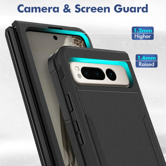 Google Pixel Fold - Adventurer Commuter Heavy Duty Drop Proof Tough Hybrid Case - Polar Tech Australia