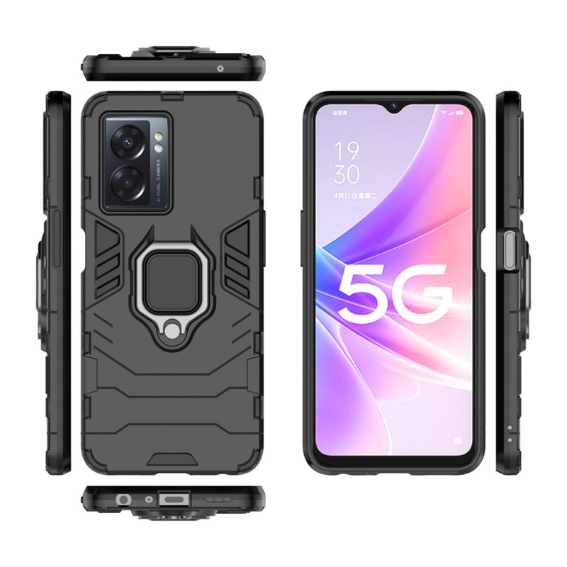 Load image into Gallery viewer, OPPO Reno7 Lite / Reno7 Z - Heavy Duty Armor Case With Ring Holder Stand - Polar Tech Australia
