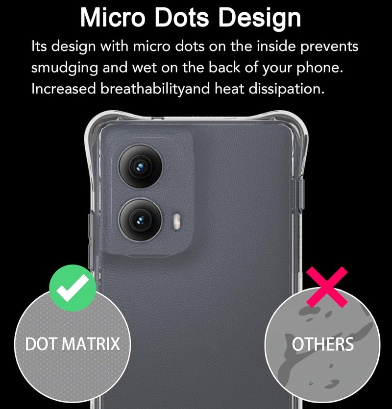 Load image into Gallery viewer, Motorola Moto Edge 2024 - AirPillow Cushion Transparent Soft Clear TPU Four Corners Protective Case - Polar Tech Australia
