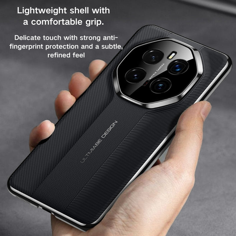 Load image into Gallery viewer, Honor Magic7 (PTP-AN00) - Extraordinary Master Plain Leather Phone Case
