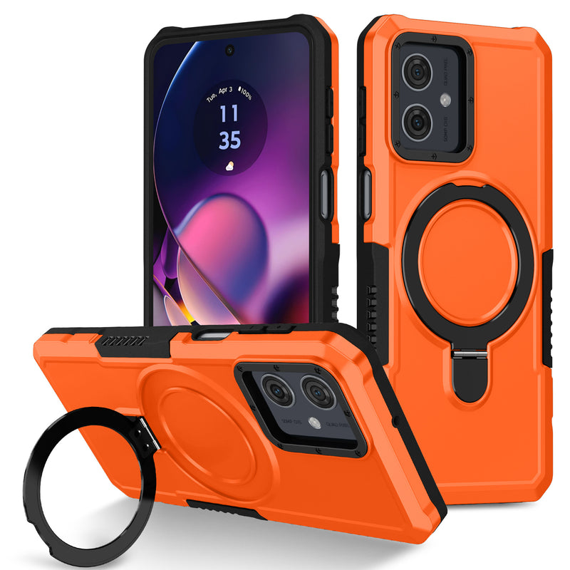 Load image into Gallery viewer, [Ring Rotating Stand] Motorola Moto E14/G14 - Shield Shockproof Rugged Heavy Duty Case - Polar Tech Australia
