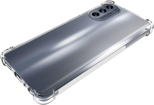 Motorola Moto G62 5G - AirPillow Cushion Transparent Soft Clear TPU Four Corners Protective Case - Polar Tech Australia