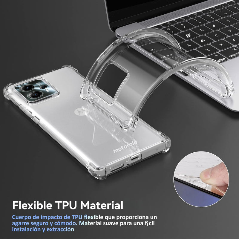 Load image into Gallery viewer, Motorola Moto G23 / Moto G13 - AirPillow Cushion Transparent Soft Clear TPU Four Corners Protective Case - Polar Tech Australia

