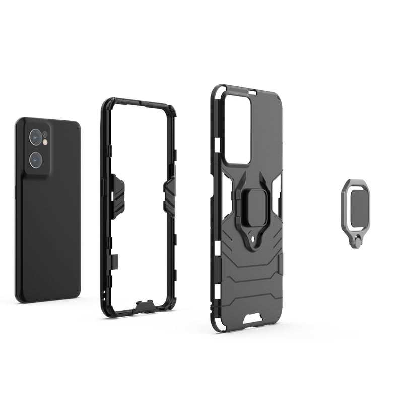 Chargez l&#39;image dans la visionneuse de la galerie, OnePlus Nord CE 2 5G - Heavy Duty Armor Case With Ring Holder Stand - Polar Tech Australia
