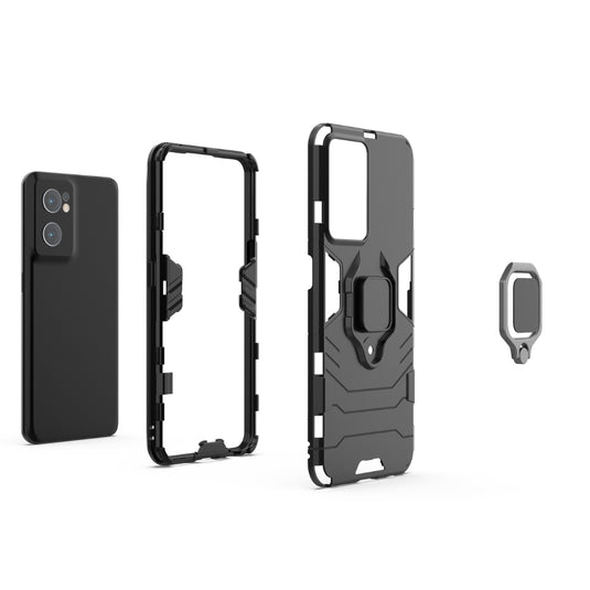 OnePlus Nord CE 2 5G - Heavy Duty Armor Case With Ring Holder Stand - Polar Tech Australia
