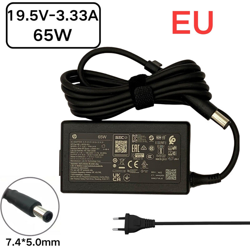Chargez l&#39;image dans la visionneuse de la galerie, [19.5V-3.33A/65W][7.4x5.0] HP Spectre Pro x360 G2 Convertible Laptop AC Power Supply Adapter Charger

