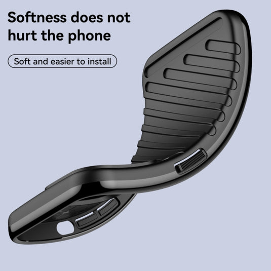 Motorola Moto Edge 20 Lite - Thunder Series Twill Texture Thickened Anti-fall Protection TPU Case
