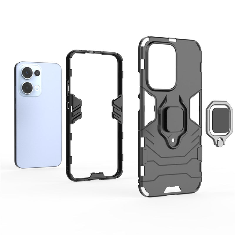 Chargez l&#39;image dans la visionneuse de la galerie, OPPO Reno13 Pro 5G (CPH2697) - Heavy Duty Armor Case With Ring Holder Stand - Polar Tech Australia
