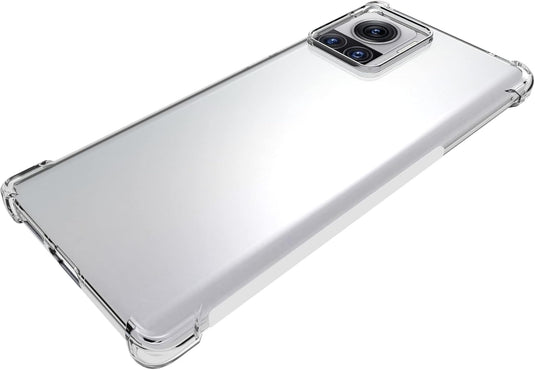 Motorola Moto Edge 30 Ultra - AirPillow Cushion Transparent Soft Clear TPU Four Corners Protective Case - Polar Tech Australia