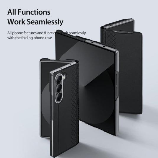 Samsung Galaxy Z Fold7 5G - DUX DUCIS Bril Series PU + TPU Phone Case