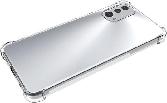 Motorola Moto E32Y/Moto E32S - AirPillow Cushion Transparent Soft Clear TPU Four Corners Protective Case - Polar Tech Australia