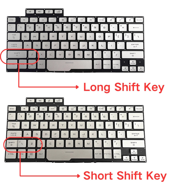 Cargue la imagen en el visor de la galería, ASUS ROG Zephyrus G14 GA401 GA401I GA401IV GA401Q GA401QM GA401U Series - Laptop Keyboard With Backlit US Layout
