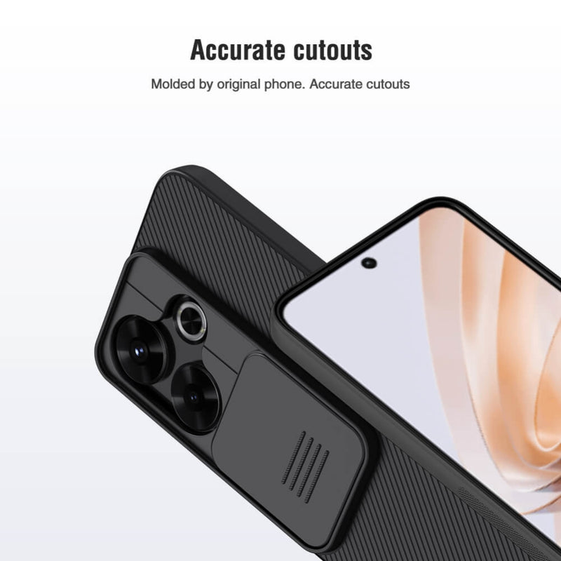 Load image into Gallery viewer, Xiaomi Redmi 13 (4G/5G) / Note 13R - NILLKIN Black Mirror Series Camshield PC Phone Case - Polar Tech Australia
