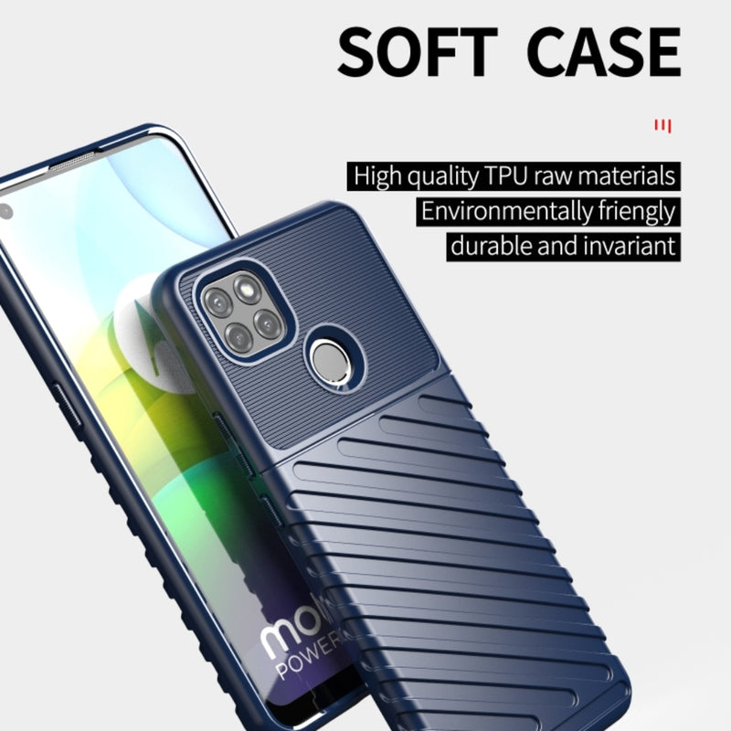 Chargez l&#39;image dans la visionneuse de la galerie, Motorola Moto G9 / G9 Play - Thunder Series Twill Texture Thickened Anti-fall Protection TPU Case - Polar Tech Australia
