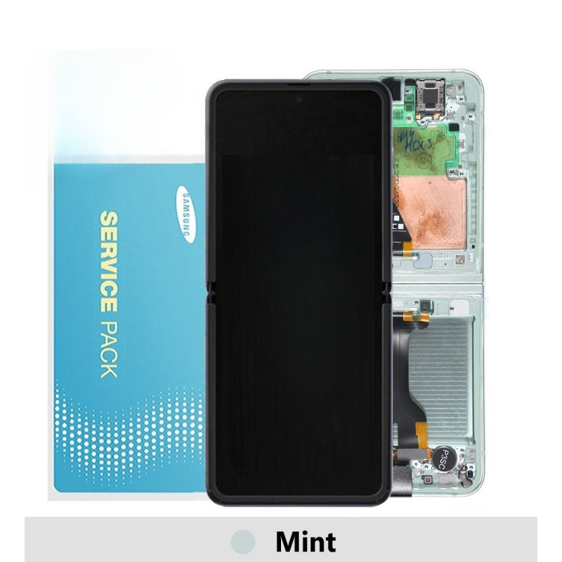 Cargue la imagen en el visor de la galería, [Samsung Service Pack] Samsung Galaxy Z Flip 6 5G (SM-F741) - LCD Touch Screen Display Assembly With Frame - Polar Tech Australia
