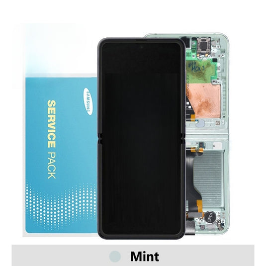 [Samsung Service Pack] Samsung Galaxy Z Flip 6 5G (SM-F741) - LCD Touch Screen Display Assembly With Frame - Polar Tech Australia