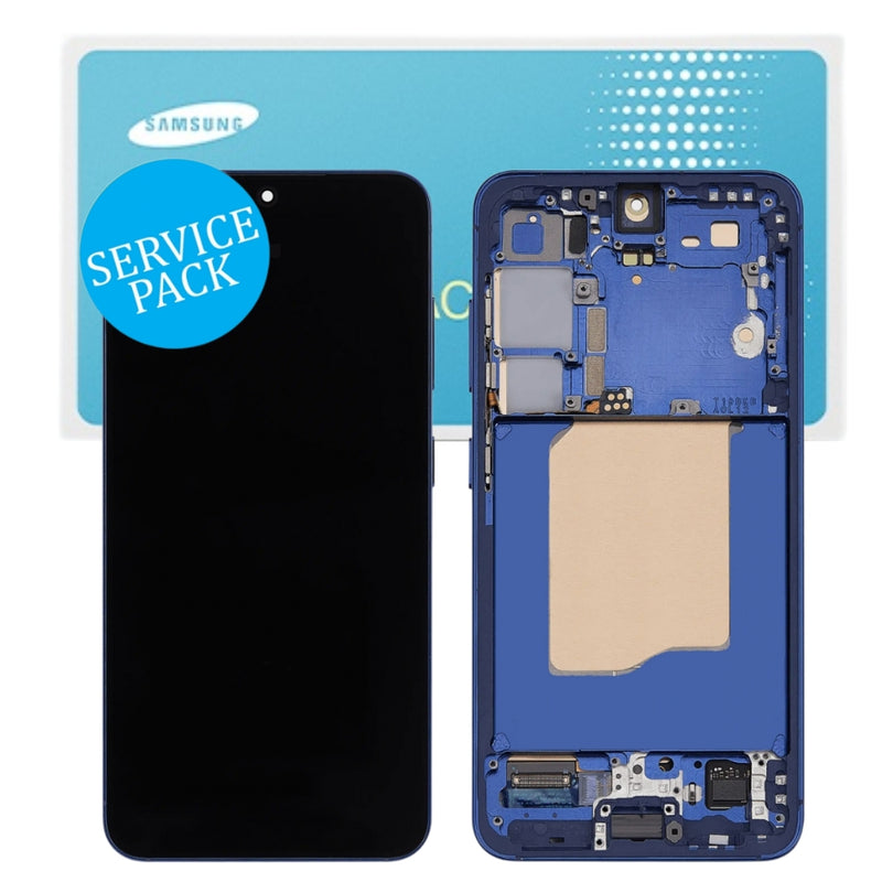 Cargue la imagen en el visor de la galería, [Samsung Service Pack] Samsung Galaxy S25 5G (SM-S931B) OLED LCD Touch Digitizer Screen Assembly With Frame
