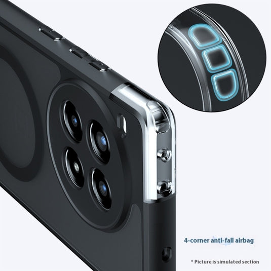 OnePlus 13T - Flexible Silicone + Transparent Hard Acrylic Shockproof Case