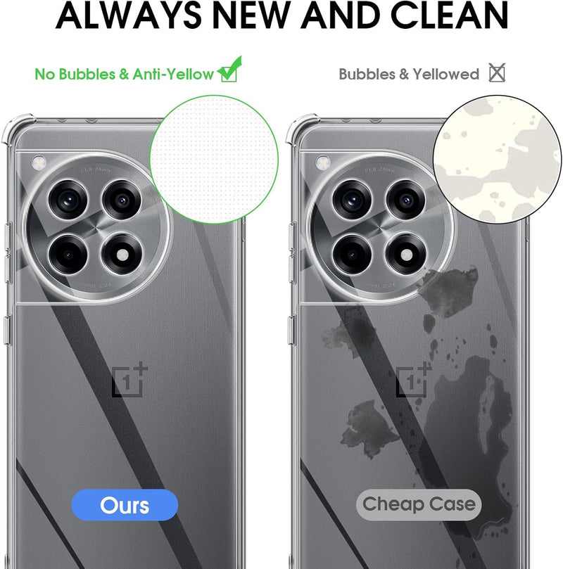 Load image into Gallery viewer, OnePlus 1+12/12R - AirPillow Cushion Transparent Soft Clear TPU Four Corners Protective Case - Polar Tech Australia
