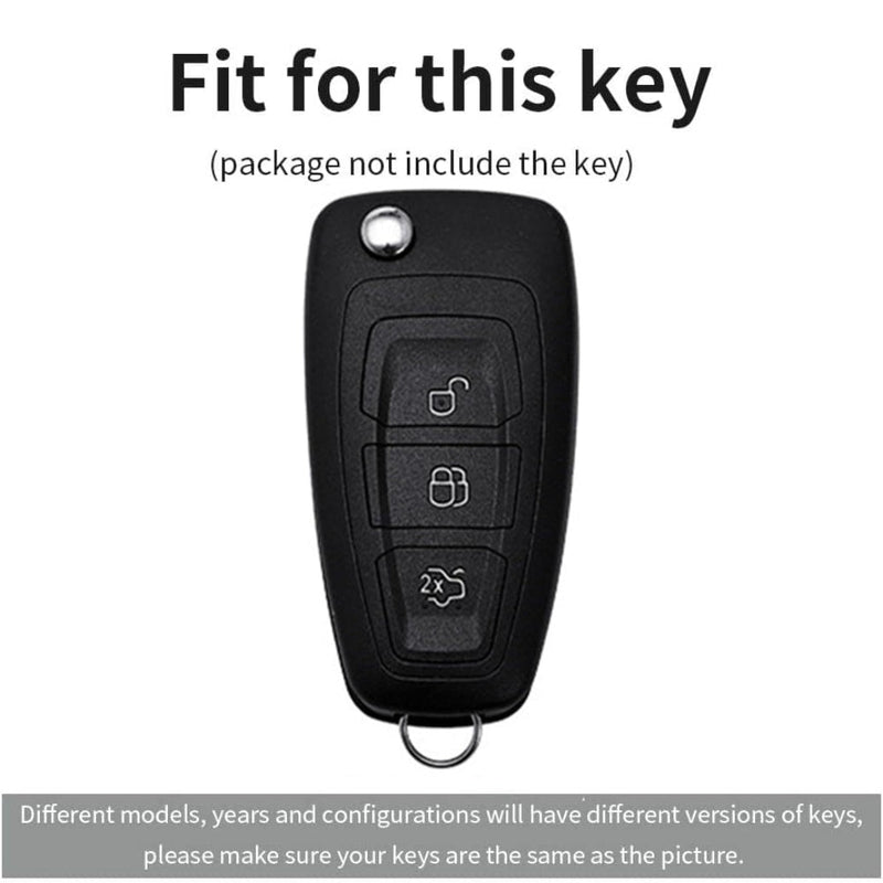Load image into Gallery viewer, Ford Handcrafted Genuine Leather Car Key Fob Protective Case Cover For Kuga, Edge, Ranger, Mondeo, Focus
