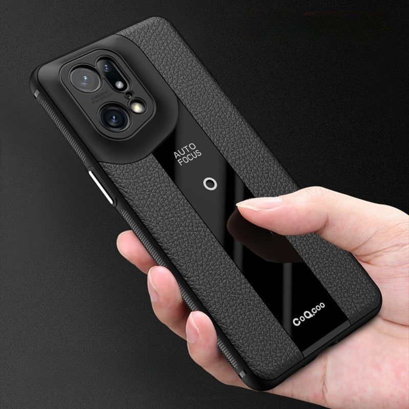 Chargez l&#39;image dans la visionneuse de la galerie, OPPO Find X5/Pro - Luxurious Litchi-Texture Silicone Protective Case - Polar Tech Australia

