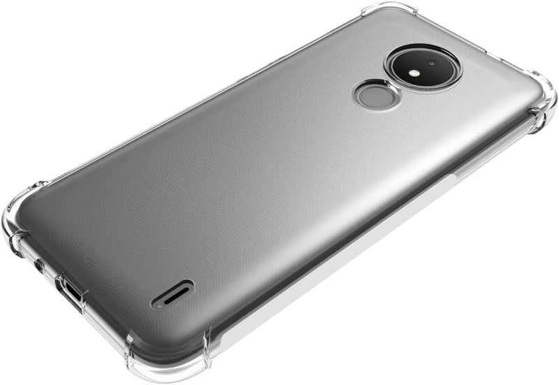 Cargue la imagen en el visor de la galería, Nokia C21 - AirPillow Cushion Transparent Soft Clear TPU Four Corners Protective Case - Polar Tech Australia
