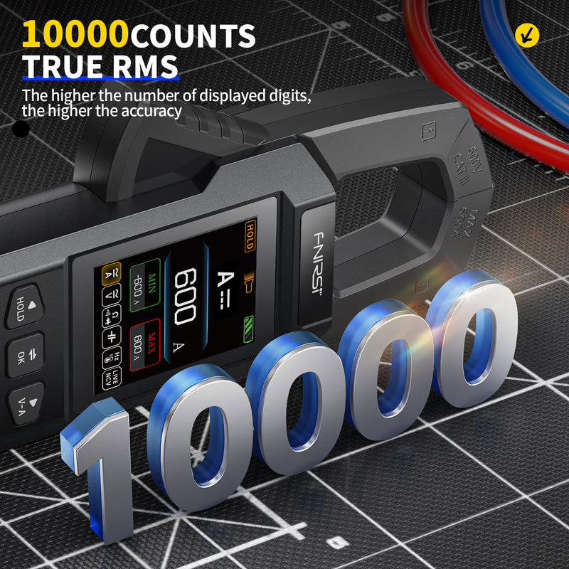 Chargez l&#39;image dans la visionneuse de la galerie, [DMC-100] FNIRSI DC AC Current Voltage Clamp Meter Digital Multimeter
