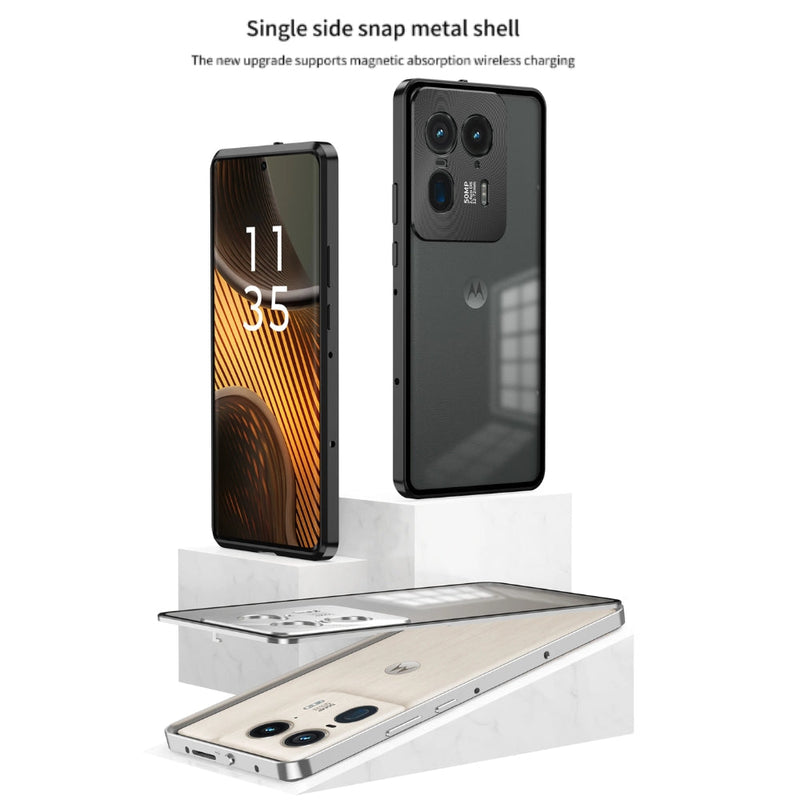 Cargue la imagen en el visor de la galería, Motorola Moto X50 Ultra - Metal Frame Magnetic Shockproof Protective Case - Polar Tech Australia
