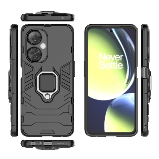 OnePlus Nord N30 SE - Heavy Duty Armor Case With Ring Holder Stand - Polar Tech Australia