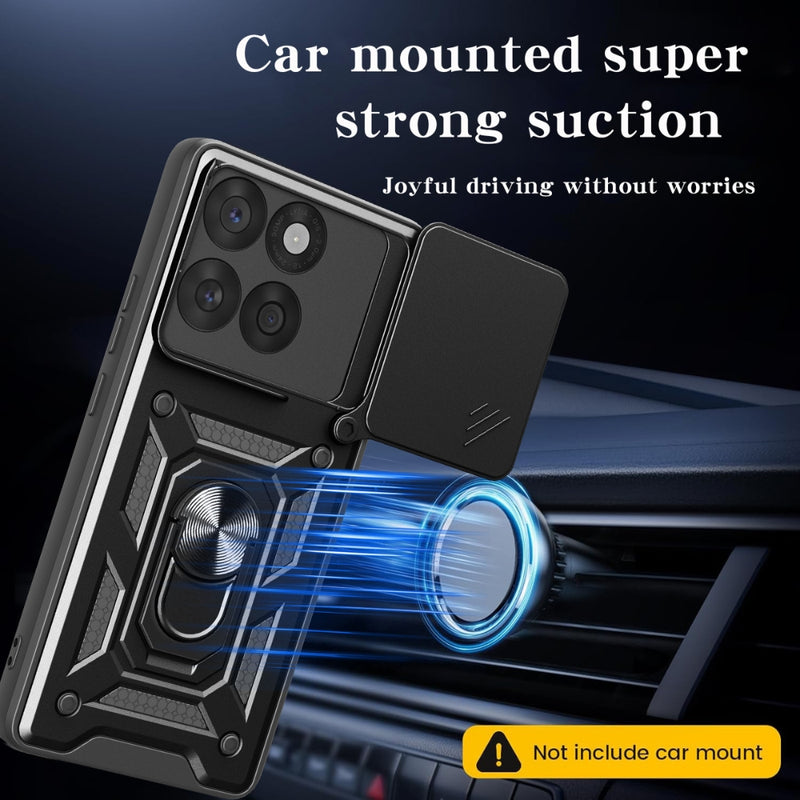 Cargue la imagen en el visor de la galería, Motorola Moto Edge 60 Fusion - Heavy Duty Ring Holder Case with Shockproof &amp; Camera Guard Design - Polar Tech Australia
