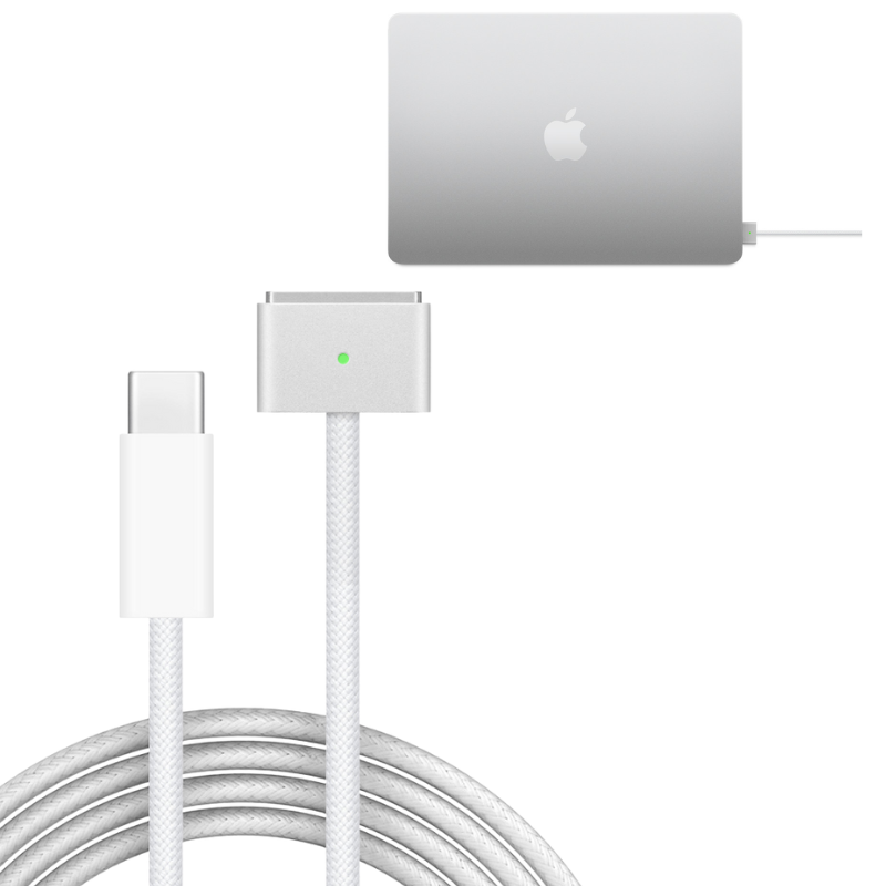 Chargez l&#39;image dans la visionneuse de la galerie, [140W][2M] Apple USB-C to MagSafe 3 MacBook Fast Charging Cable
