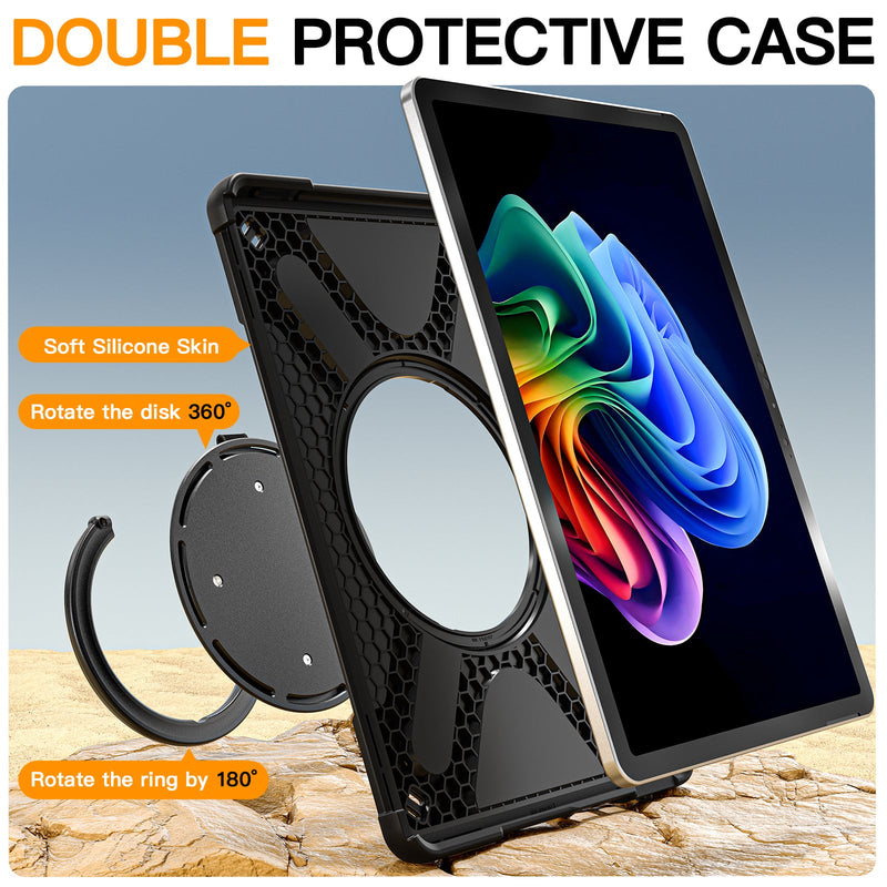 Chargez l&#39;image dans la visionneuse de la galerie, Microsoft Surface Pro 12 (2025) - 360 Degree Rotate Shockproof Heavy Duty Tough Stand Case Cover With Pen Holder
