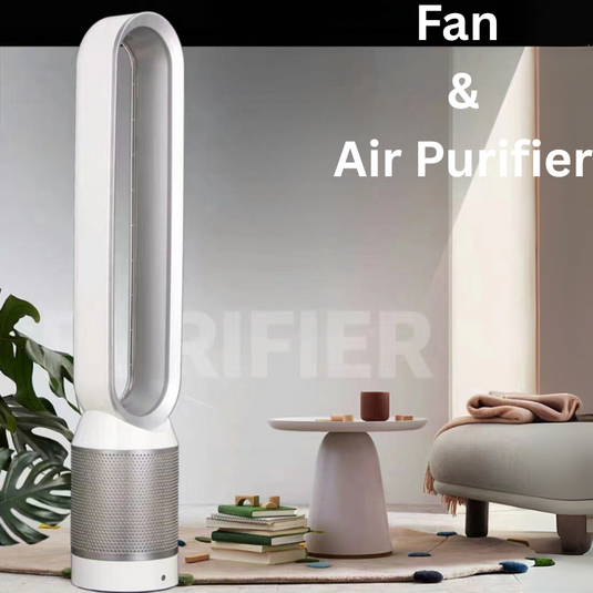 42 inch Bladeless Cooling Fan Air Purification Stand Portable Air Conditional
