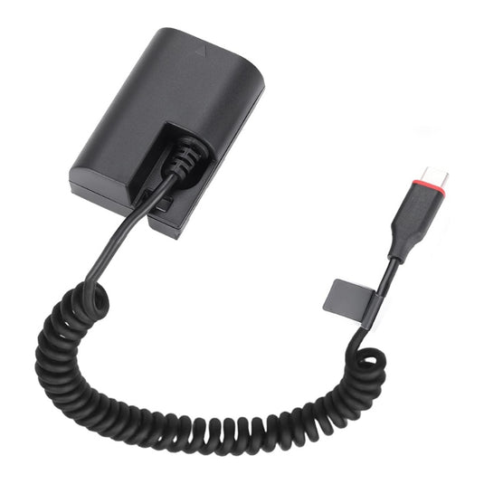 [LP-E6][Type-C] Canon EOS 5D4 80D 5D2 5D3 70D 60D 6D 7D2 7D 5DRS 6D2 R7 - Cameras Spring Cable Dummy Battery - Polar Tech Australia