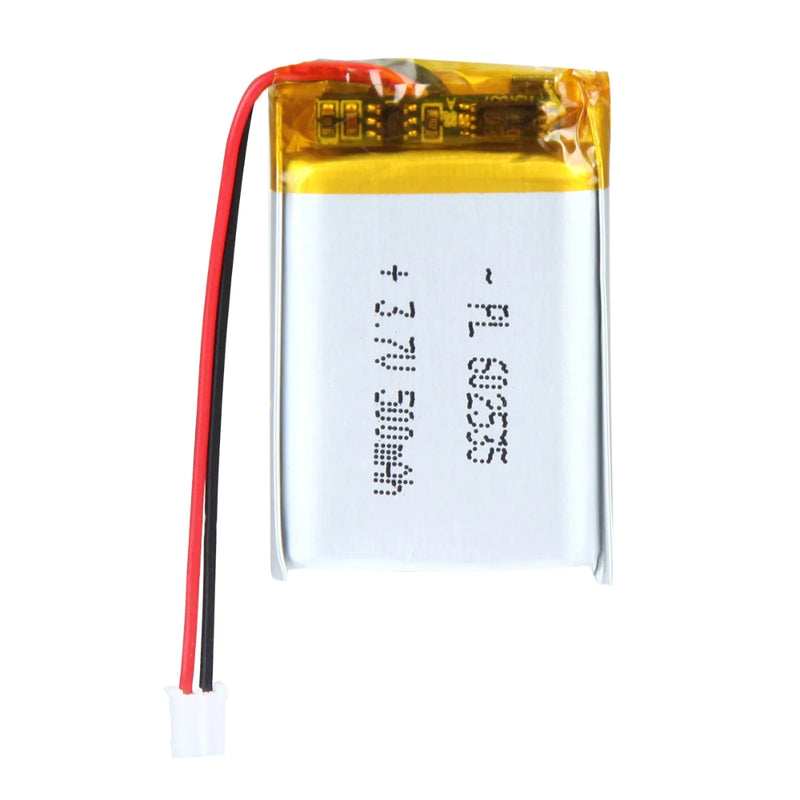 Load image into Gallery viewer, [PH2.0-JST Connector][602535] Universal 500mAh 3.7V Rechargeable Li-Ion Lithium Polymer Battery - Polar Tech Australia
