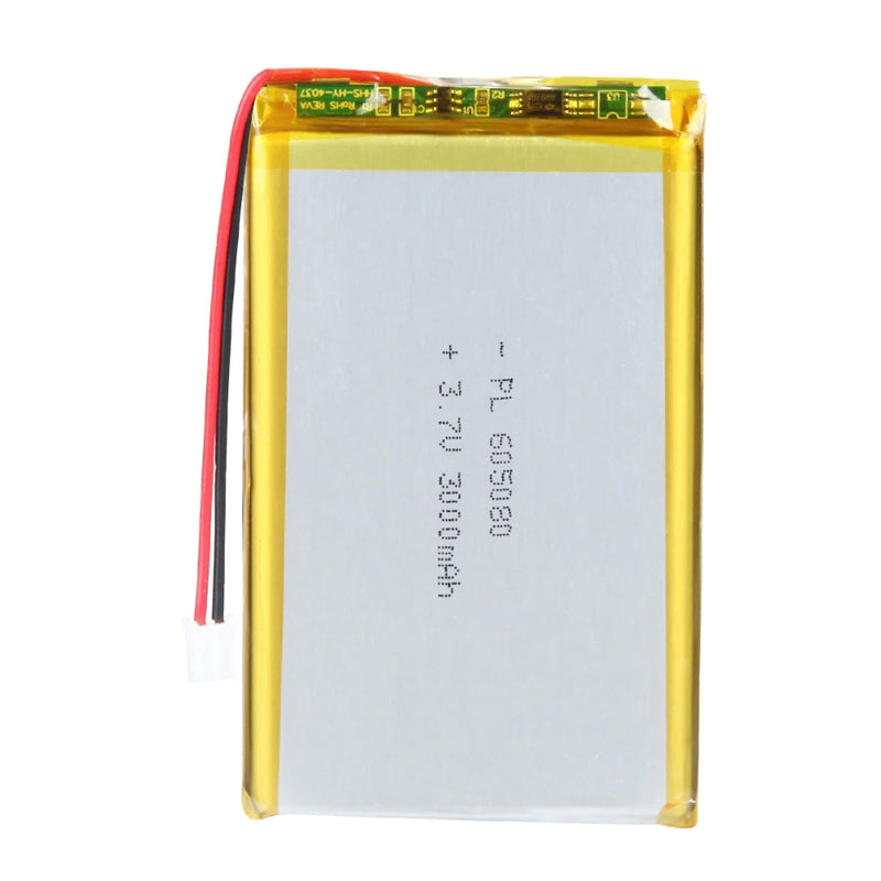 Load image into Gallery viewer, [PH2.0-JST Connector][605080] Universal 3000mAh 3.7V Rechargeable Li-Ion Lithium Polymer Battery - Polar Tech Australia
