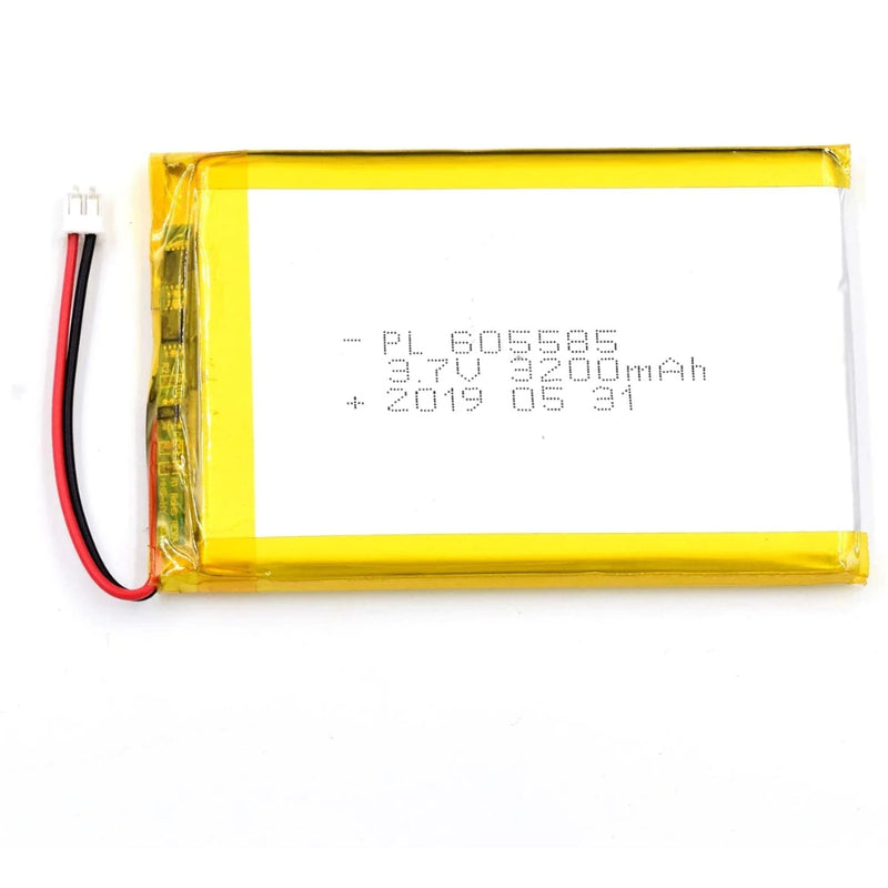 Load image into Gallery viewer, [PH2.0-JST Connector][605585] Universal 3200mAh 3.7V Rechargeable Li-Ion Lithium Polymer Battery - Polar Tech Australia
